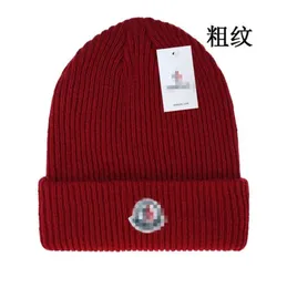 2023 New Knitted Hat Fashion Letter Cap Popular Warm Windproof Stretch Multi-color High-quality Beanie Hats Personality Street Style Couple Headwear High quality B4