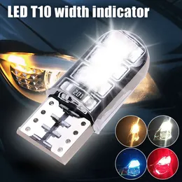 Uppgradering T10 2835 6SMD LED Wide Light Car Interior Reading Apartement Plate Light Signal Lights Universal Trunk Lamp DC 12V 5W