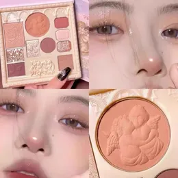 Eye Shadow Milk Tea Color Highlighting And Contouring Eyeshadow All In One Palette Matte Pearlescent Multi Purpose P231129