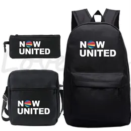Sırt çantası mochila şimdi United baskılar 3 adet gençler için set sırt çantası kitap çantası kızlar erkekler okul çantaları seyahat et çipleri günlük sırtlı2066
