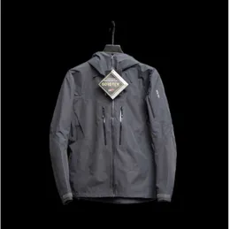 Herrenjacken ARC Dreischichtige wasserdichte Outdoor-Jacke für Männer GORE-TEXPRO SV Männlicher lässiger Wandermantel Kleidung Tidal Flow Design 5322ess