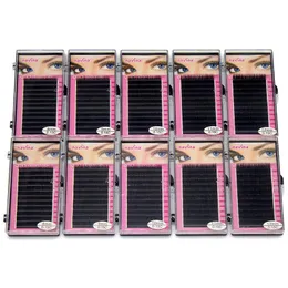 False Eyelashes Navina 10Cases Professional Individual Mink Eyelash Extension Faux Silk Eyelashes Artificial Makeup Fake False Eye Las Dhgze