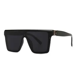 Винтажные роскошные дизайнерские брендовые модные негабаритные квадратные солнцезащитные очки для женщин и мужчин, модные солнцезащитные очки в большой оправе с плоским верхом, оттенки UV400