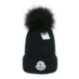 berretto da uomo cappelli a secchiello firmati nuove donne di moda signore caldo berretto invernale grande pelliccia sintetica pon pon cappello bobble all'aperto alta qualità D34