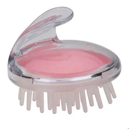 Hair Brushes Head Body Masr Sile Brush Shampoo Scalp Mas Hair Washing Comb Shower Bath Spa Slimming Ca Sqcyko Drop Delivery Dhsmr