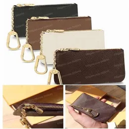 Top Quality Key Pouch Leather Holds Wallet 5 Color Fashion Purses Classical Men Women Holder Coin Purse Small Wallets Credit Cards281e