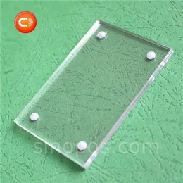 Magnete combinato porta cartello acrilico piatto magnetico orizzontale cornice in plastica trasparente po A5 A4 tag card poster tavolo scrivania display12508