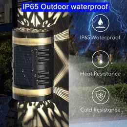 Solar LED Wall Lamp Outdoor waterproof courtyard garden layout balcony decoration night light Garden Wall Lights