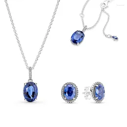 Kedjor 2023 smycken för kvinnor passar original DIY Charms Designer Sterling Silver Accessorie Halsband Gift Bijoux Femme Argent 925