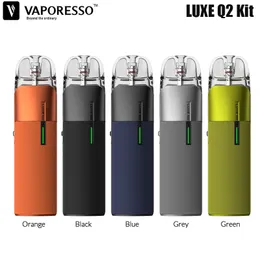 Original Vaporesso Luxe Q2 Kit 1000mah batteri 3 ml Mesh Pod Fit Luxe Q MTL till RDL VAPE E Cigarett Förångare