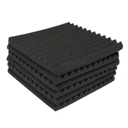 24 Stück Schallschutzschaum-Studio-Akustikplatten, Studio-Schaumstoffkeile, 2,5 x 30,5 x 30,5 cm, schalldichte Absorptionsbehandlungsplatte, 270 l