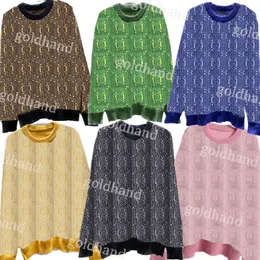 Leeter drukowane swetry męskie damskie bluzy bluzy bluzy wełniane bluzy