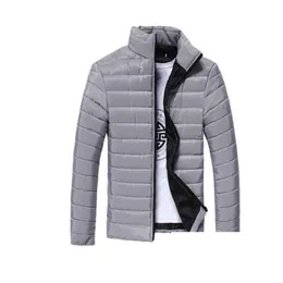 Mens Down Parkas Spring Autumn Jackets Thin Slim Fit Coats Cotton-Padded Sulture Long Sleeved Jacket Auterwear Drop Delivery Apply DHJPX