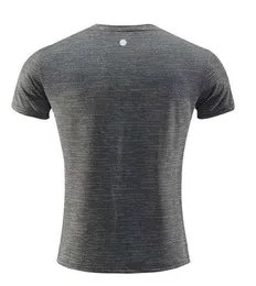 designer LL lemons Uomo Camicie da esterno Nuovo Fitness Palestra Calcio Calcio Maglia posteriore Sport T-shirt ad asciugatura rapida Skinny Uomo lu-lu Assorbente e traspirante jj