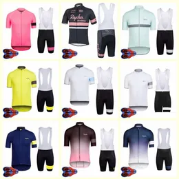 2021 RAPHA Team Cycling Short Sleeves Jersey Shorts Set Neue atmungsaktive Fahrradbekleidung MTB Maillot Ropa Ciclismo U20042009283D