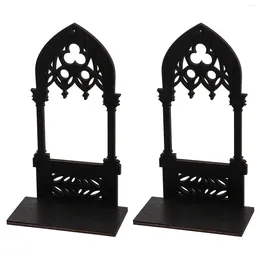 Candle Holders Gothic Arch Architecture Candlestick Wall Lamp Stands Candles Holder Centerpiece Tea Light Decor Home