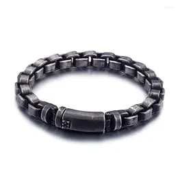 Link Bracelets Vintage Personality Casting Jewelry Wholesale Simple Japanese And Korean Fashion Men Women 316 Stainless Steel Bracelet