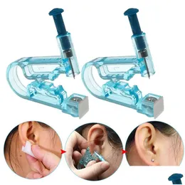 Piercing kitleri Sağlıklı güvenlik steril tek kullanımlık vücut kulağı burun delme tabancası kulakları delici alet kiti Damlası Sağlık Güzellik Dövmeleri B DHL1I