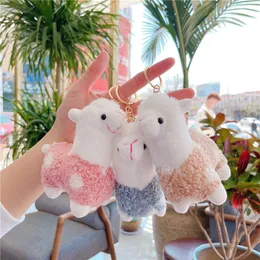 Wholesale Alpaca doll plush toy small pendants bags pendants keychains doll activity gifts