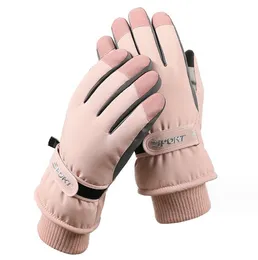 Luvas quentes com tela sensível ao toque Luvas térmicas de inverno masculinas Luvas antiderrapantes femininas resistentes à água Luvas de esqui térmicas à prova de vento para dirigir, andar de bicicleta, correr