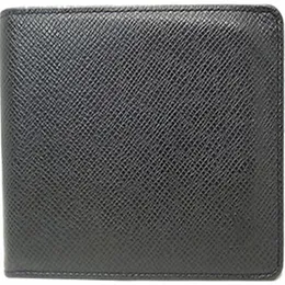 Personalizzazione popolare 4 colori Portafoglio fiorina bifold in pelle vera per uomo supporto per camere da uomo nero e marrone marrone Bag241A