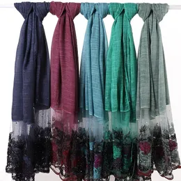 Scarves 2023 Lace Diamond-ironing Fashion Scarf Malaysia Indonesia Tourism Headband