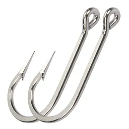 30pcs Fishing Hooks Saltwater Large Giant Shark and Alligator Hooks Extra Strong 420 Stainless Steel Fishing Hook2262