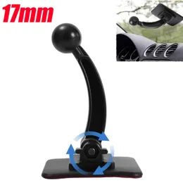 Upgrade 17mm Ball Head Base Universal Sticky Car Phone Holder 360° Rotation Dashboard Cell Phone Stand for IPhone 14 Xiaomi Accessories