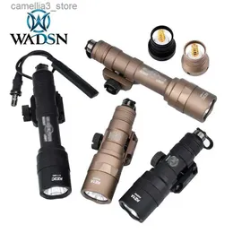 Facklor Wadsn Airsoft SureFir M300C M300B Mini Scout Light M600U Vapen Ljusgevär AR15 HK416 M4 Jakt LED -ficklampa Lantera Torch Q231130