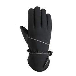 Ski Gloves Winter Outdoor Cycling Touch Screen Fleece Lined Men s Windproof Warm Skiing Non Slip Climbing Autumn Cold Proof 231129