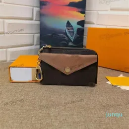 Recto Verso Kreditkarten Brieftaschenkarteninhaber bezahlte Blume kleine Brieftaschen Frauen Herren Beutel Borsa Leder Zippy3121