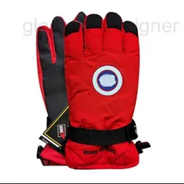 Mittens Designer Marca Ganso Canadense Luva de Neve de Inverno Ciclismo Ao Ar Livre Motocicleta Esqui À Prova de Vento Frio Resistente Esqui Bordado 957