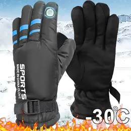 Guanti da sci outdoor impermeabili con funzione touchscreen termico snowboard caldo moto neve uomo donna 231129