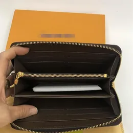 Designer Wallet M2005 Leather Wallet Women Zipper Long Card Holders Coin Purses Woman Shows Exotic Clutch Wallets With box louisei198r