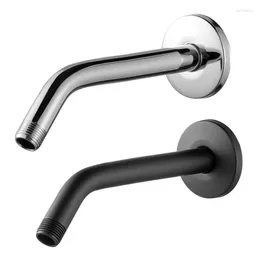 Bathroom Sink Faucets Shower Head Arm Extension 10-inch Stainless Steel Pipe Extender Mount Supplies Accessories
