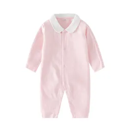 Newborn Baby Long Sleeve Designer Rompers Toddler Boys Girls Cotton Bodysuits Kids Soft Comfortable Jumpsuits BH151