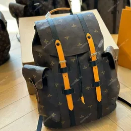 Luksusowe mężczyźni plecaki designerskie torby mężczyźni torebka duża pojemność torba na jedno ramię 1v skórzany plecak na zewnątrz torby modowe