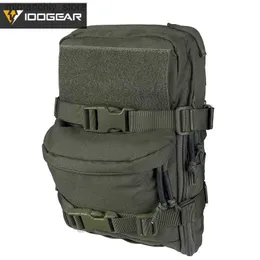 Açık Torbalar Idogear Taktik Hidrasyon Paketi Saldırı Mol Pouch Mini Airsoft Açık Spor Su Çantaları 3530 Q231130