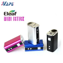Eleaf Mini iStick 10W 1050mAh Bateria Caixa Mod Ultra Compacto VV Bateria Mod Tensão Variável Tela OLED Bateria para cigarros eletrônicos