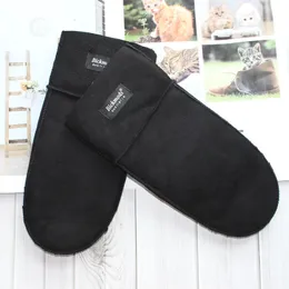 Five Fingers Gloves Herren-Fellhandschuhe aus Schaffell mit dickerem Wollfutter und wind- und kältebeständigen warmen Winterhandschuhen 231130