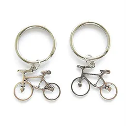 whole 10pcs lot Bicycle charm pendant key chain sport pendant key ring for men jewelry gift2285