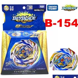 4D Beyblades Original Takara Tomy Beyblade BURST B-154 Imperial Dragon.ig DX Booster 100 ٪ Authentic 201217 Drop Delivery Toys Gifts Cl Dhdct