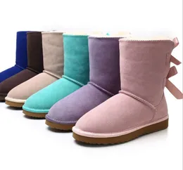 Hot selling new classic design Australian women's snow boots 32800 bowknot bow short warm boot US3-12 EUR 35-44 High quality shoes