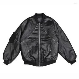 Winter Archive Fashion Black PU Leather Best Bomber Jackets Winter Archive Fashion Black PU Leather Best Bomber Jackets