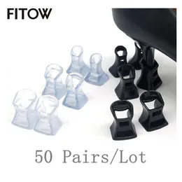 Shoe Parts Accessories 50 Pairs Horseshoe Heel Protectors Classical Stoppers Antislip Silicone Stiletto Covers For Bridal Wedding Party Favor 231129