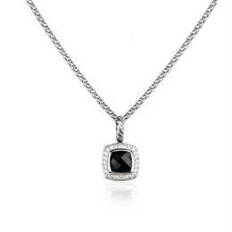 Diamond Pendant Necklaces Dy Jewelry Chain Necklace Designers Men Womens Fashion Black Onyx Petite Vintage Hip Hop Chain Pendants 302f