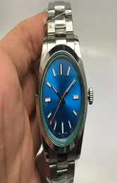 Mens Watches SelfWinding Mechanical Movement 1164GV Blue Dial Sapphire Glass Concealed Folding Crown Clasp Men Watches 40MM3207893