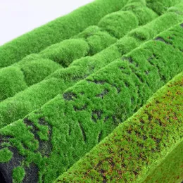 Decorative Flowers Simulated Moss Turf Stone Plant Wall False Green Immortal Artificial Lawn Landscape Window Decoration Grass