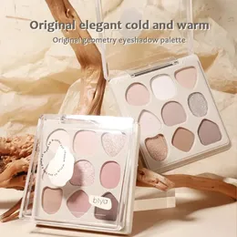 Eye Shadow 9 Colors Eyeshadow Palette Pearlescent Matte Nude Earth Color Makeup Blusher Long Lasting Cosmetic 231129