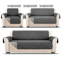 Sandalye, su geçirmez kanepe kapak kapitone kapitonlu giyim anti -gişe kanepesi köpek evcil hayvan çocukları recliner koltuk mobilyaları slipcovers 123 Seater Protect 231130